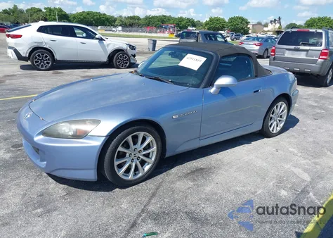 2006 Honda S2000 z USA, uszkodzony, nr VIN JHMAP21416S001005